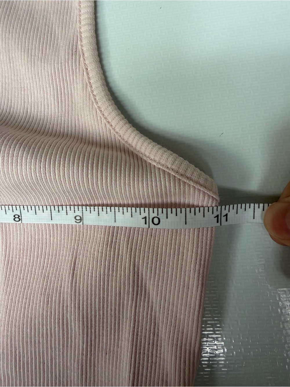 Ted Baker Rib Racerback Tank Size 0, Pale Pink - Picture 11 of 14